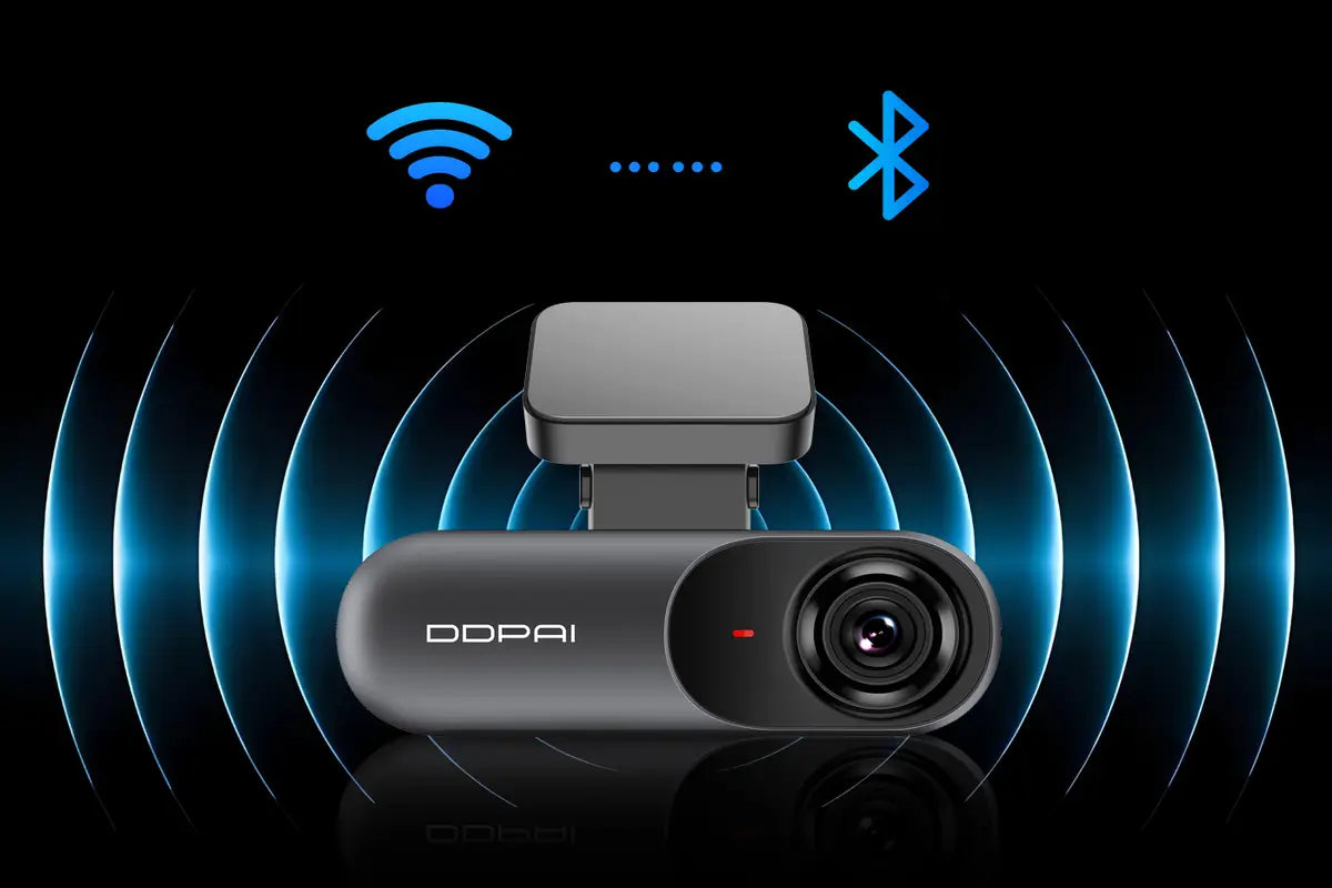 Dash Cam Wi-Fi and Bluetooth Connectivity