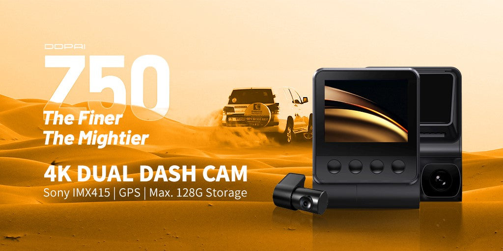 إطلاق كاميرا DDPAI Z50 المزدوجة بدقة 4K