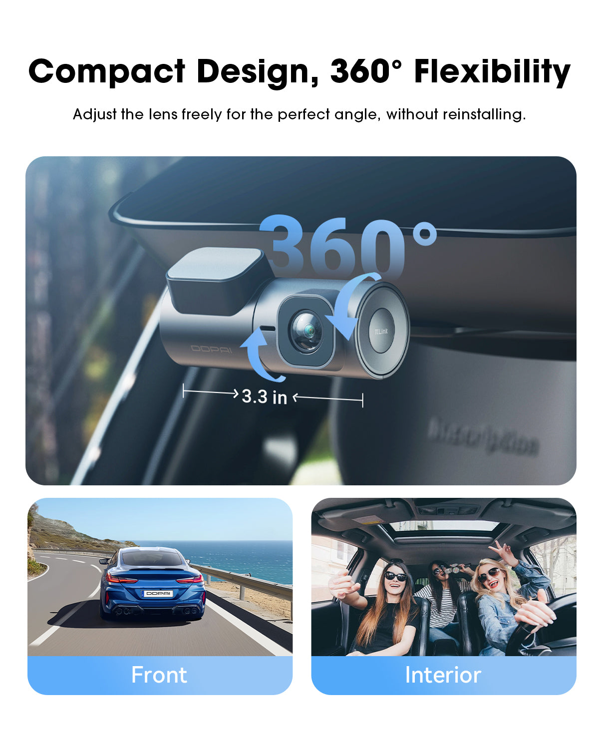 MINI2X 2K Dash Cam