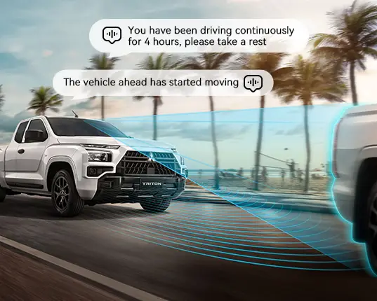 ADAS driving assistance with real-time alerts for safer driving