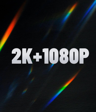 2K and 1080P dual channel recording resolution icon