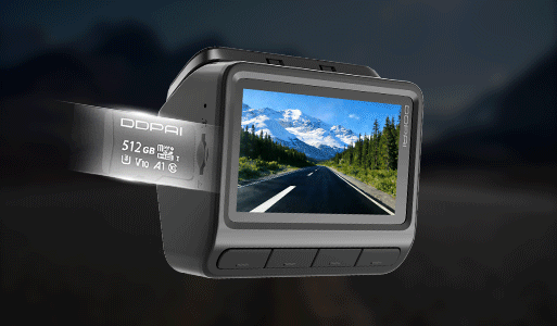 DDPAI Z60T microSD storage support up to 512GB