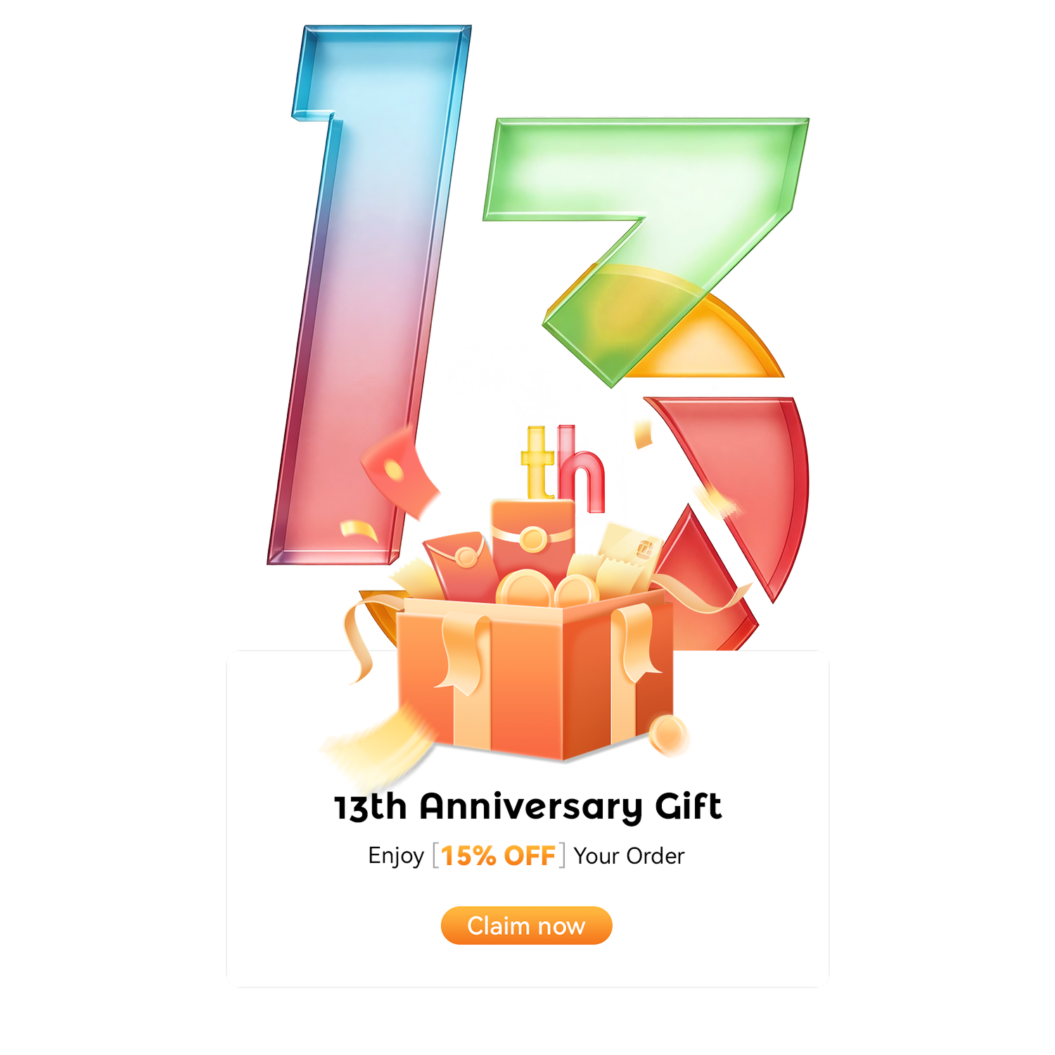 Popup anniversary 13 DDPAI