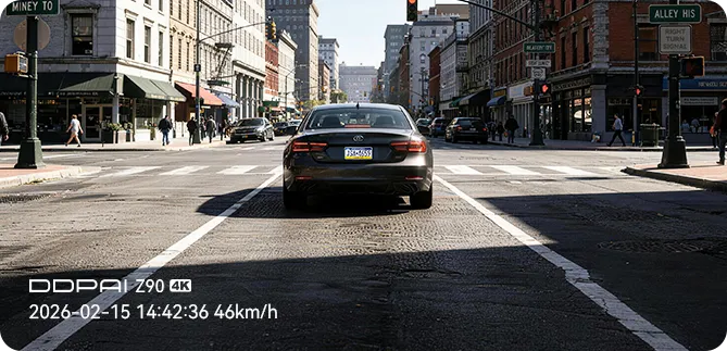 4k dash cam front