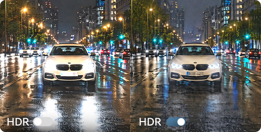 low light hdr comparison